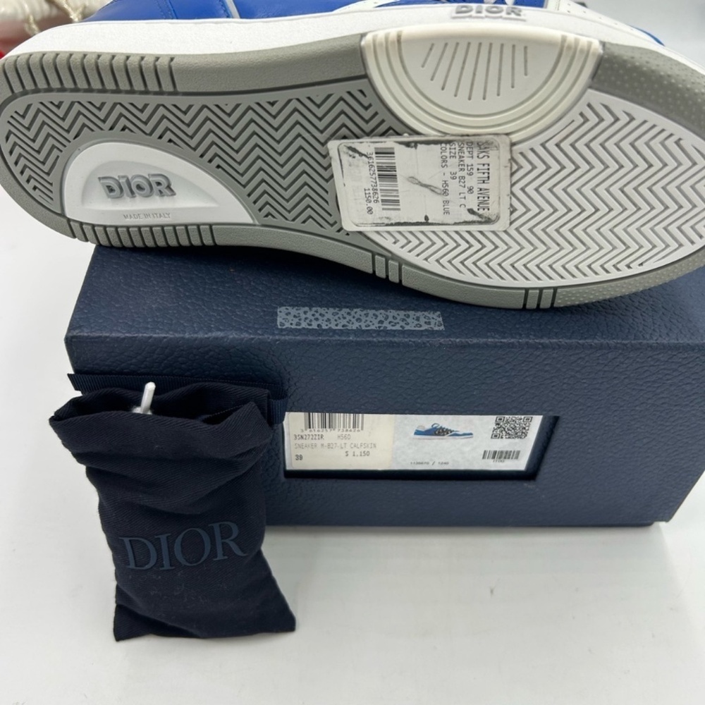 Women’s Dior B 27 low top leather sneakers size 39 made in Italy - Picture 10 of 12